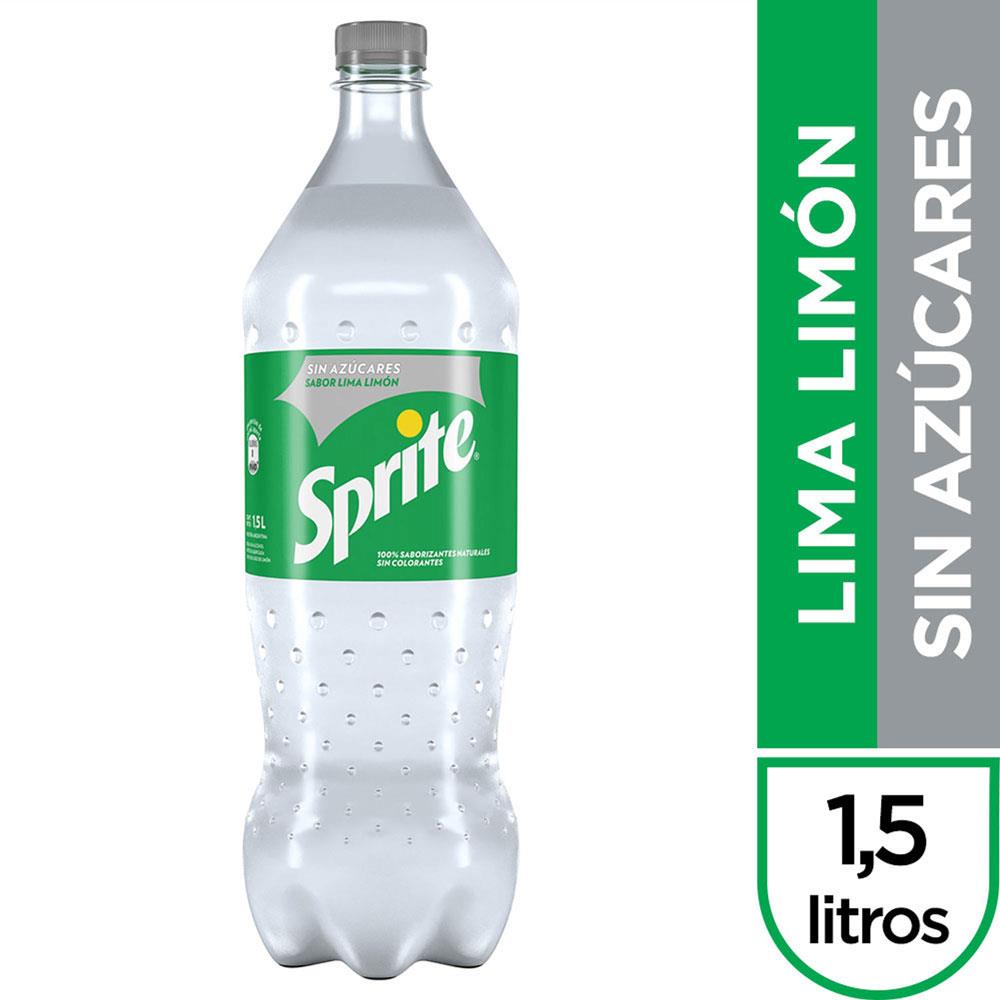 Gaseosa SPRITE Sin Azúcar Lima-Limón 1,5 Lt